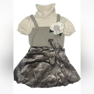 Gai Mattiolo girls size 2 matching skirt and top